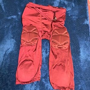 Maroon football pants for youth
